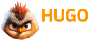 Hugo Casino – logo z kogutem Hugo